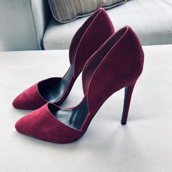 Charlotte Russe Shoes - Charlotte Russe Plum Heels